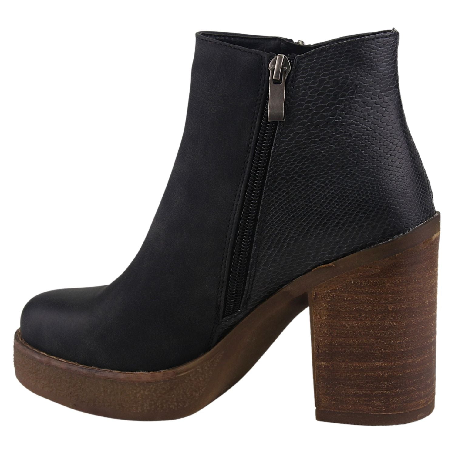 Botin Chalada Mujer Ella-1 Negro Moda