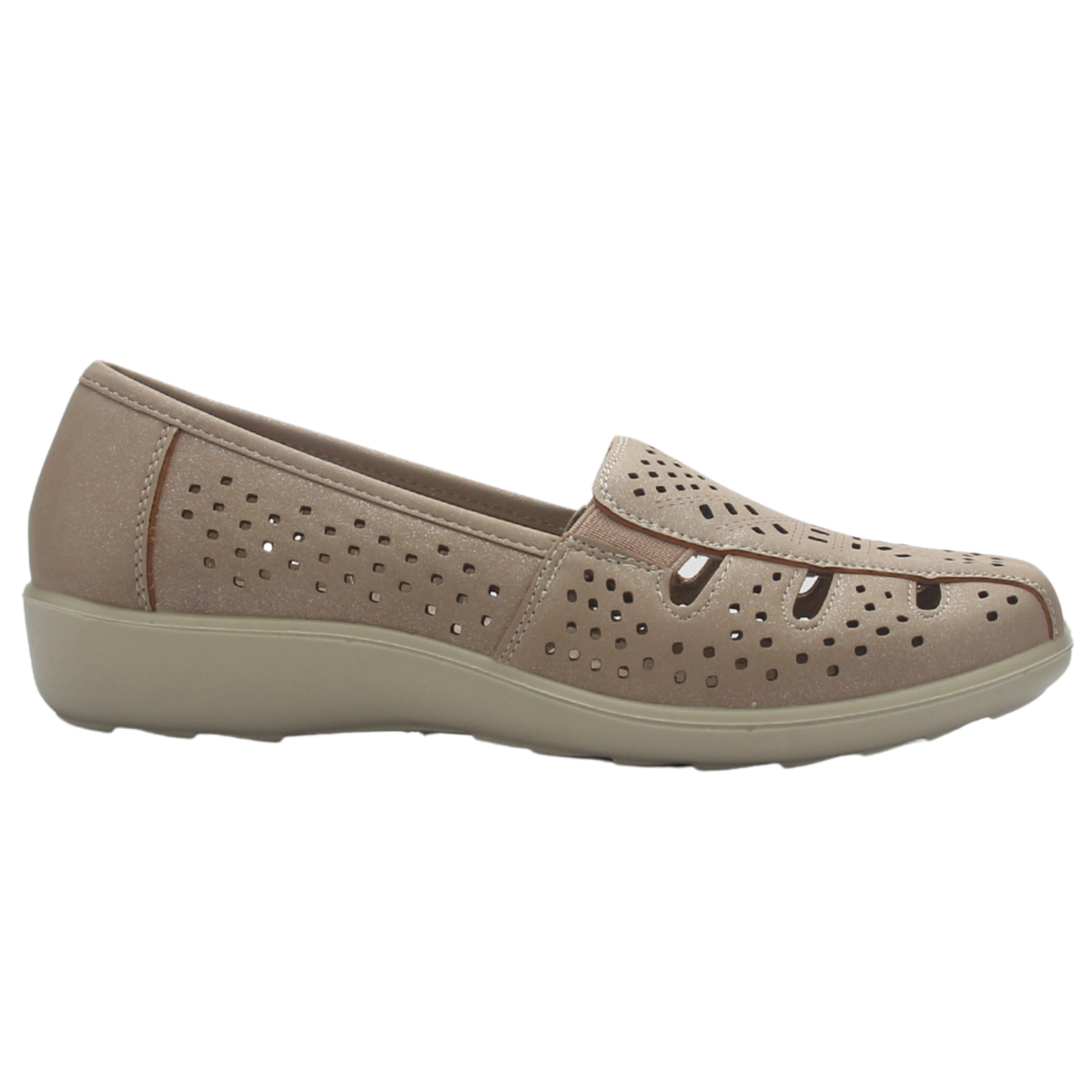 Zapato de Mujer de color Champagne Casual Chalada Deco-1