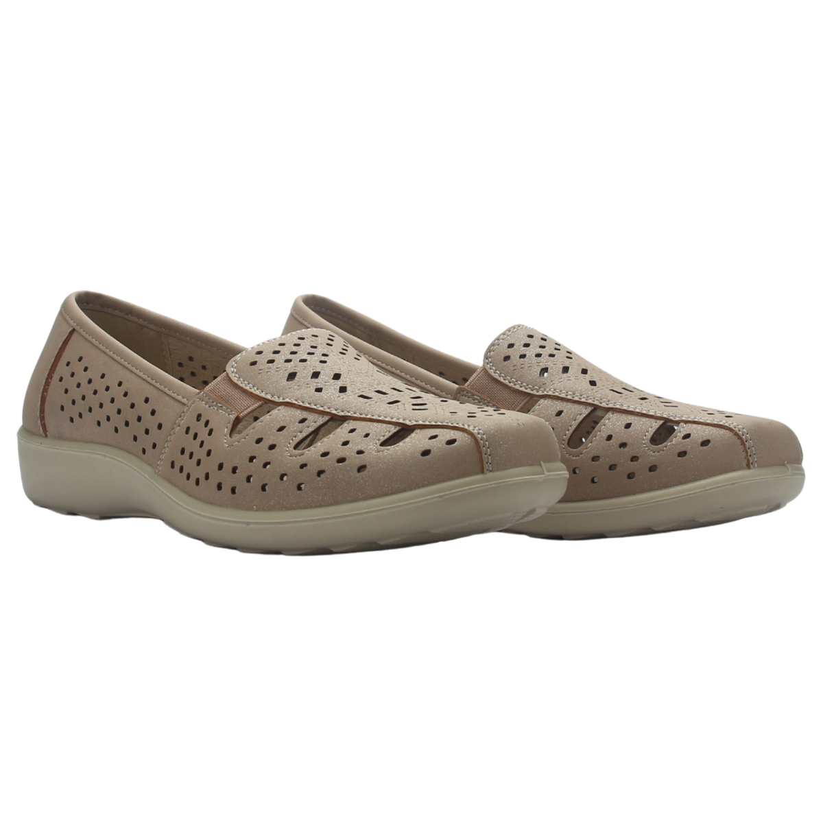 Zapato de Mujer de color Champagne Casual Chalada Deco-1