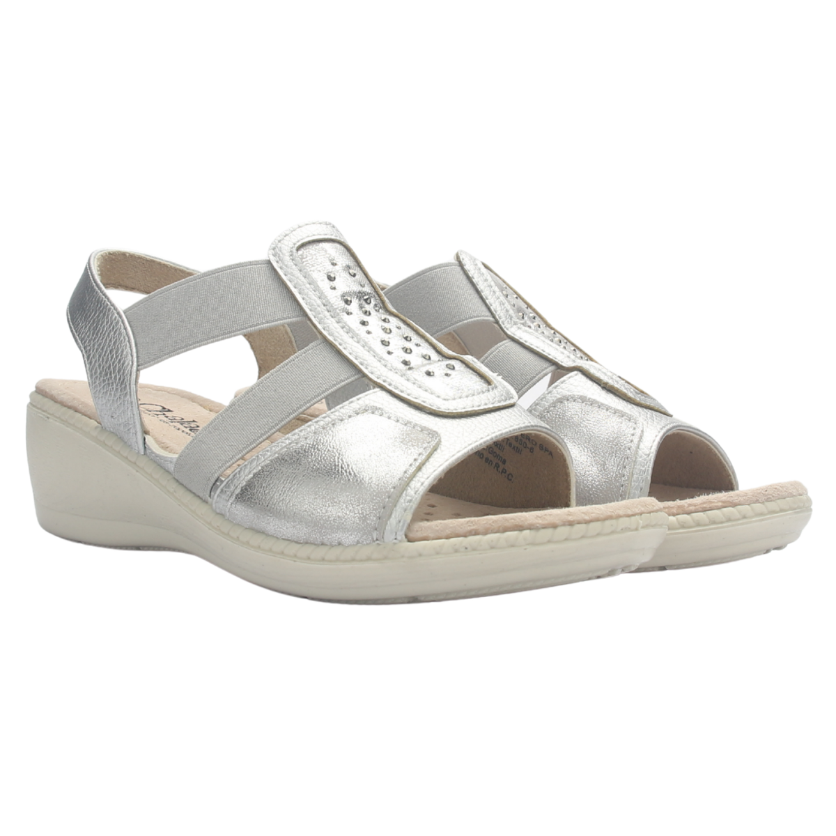 Sandalia Mujer Chalada Lupe-4 Plateado Casual