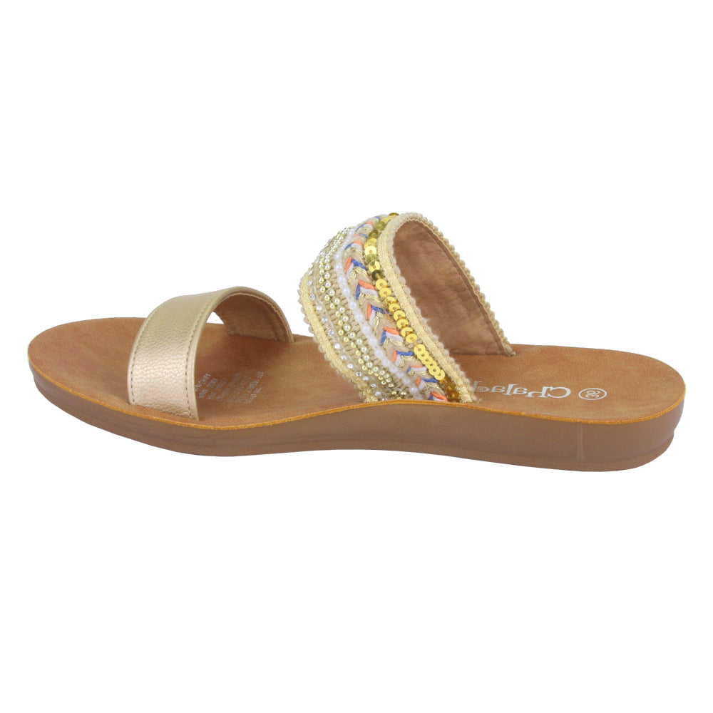 Sandalia Chalada Mujer Quanta-2 Beige Moda