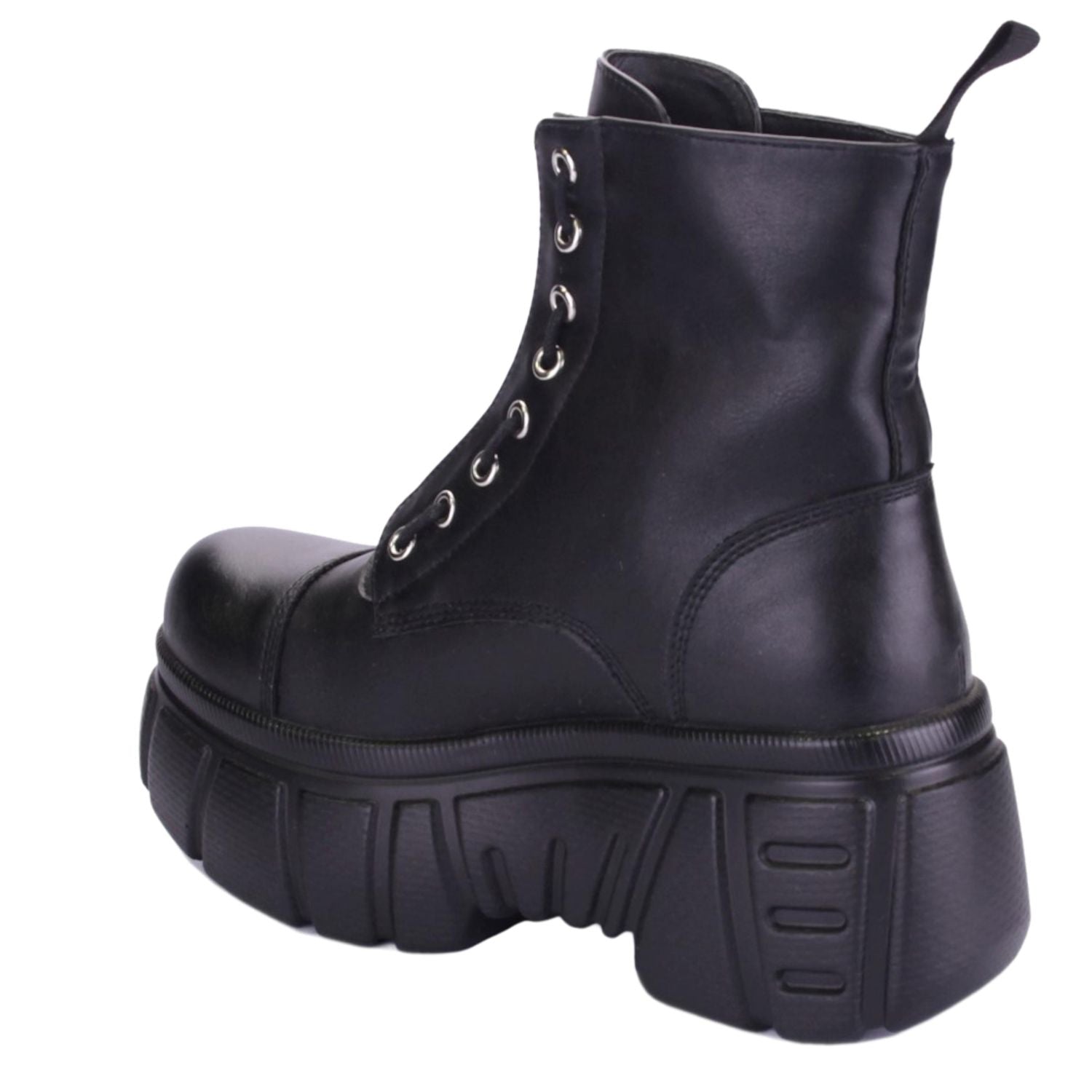 Botin Chalada Mujer Nrock-5 Negro Plataforma