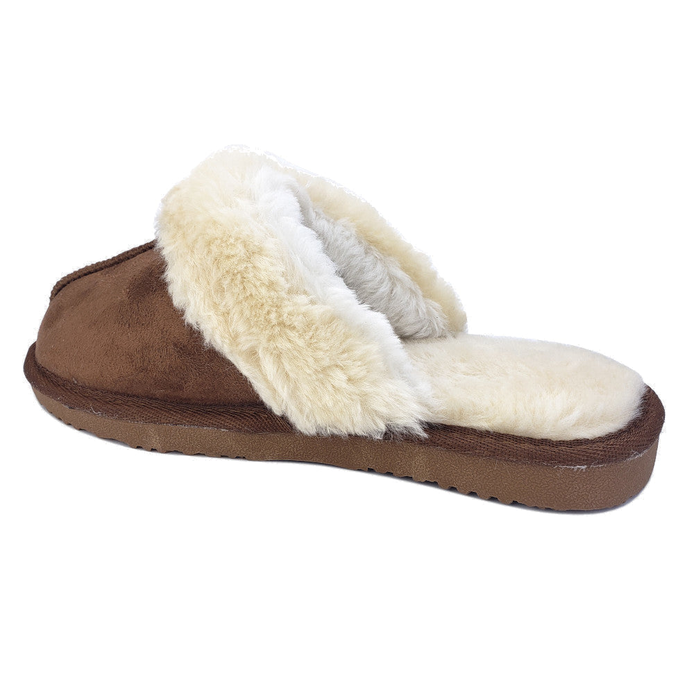 Pantufla Chalada Mujer Slipper-2 Tostado Comfort