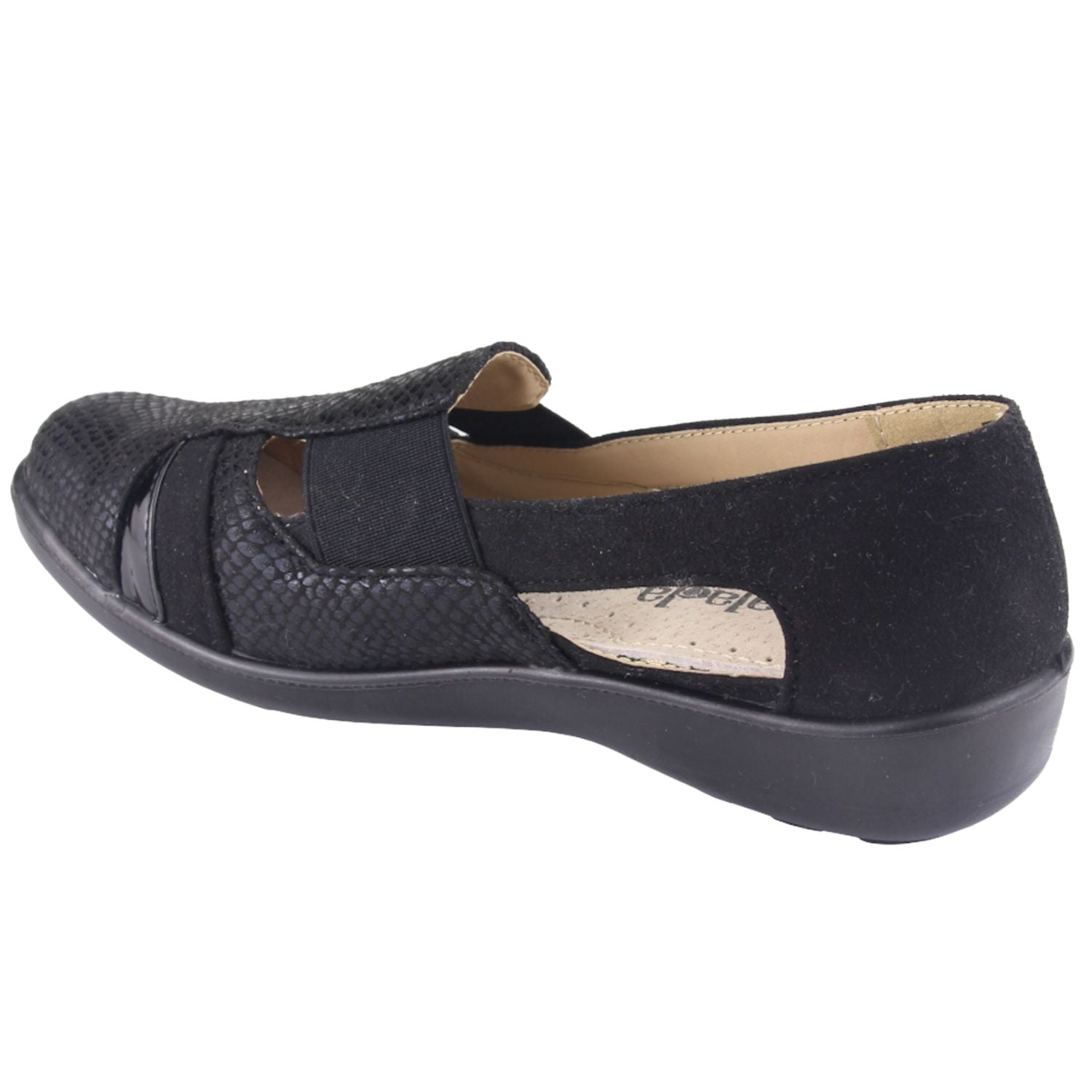 Zapato Chalada Mujer Deco-5 Negro Comfort