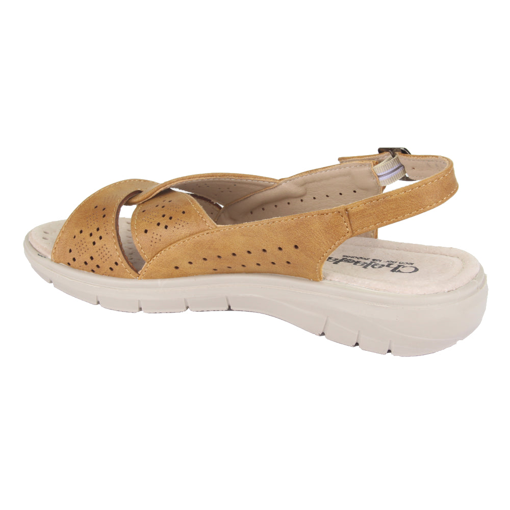 Sandalia Chalada Mujer Fairly-1 Tostado Comfort