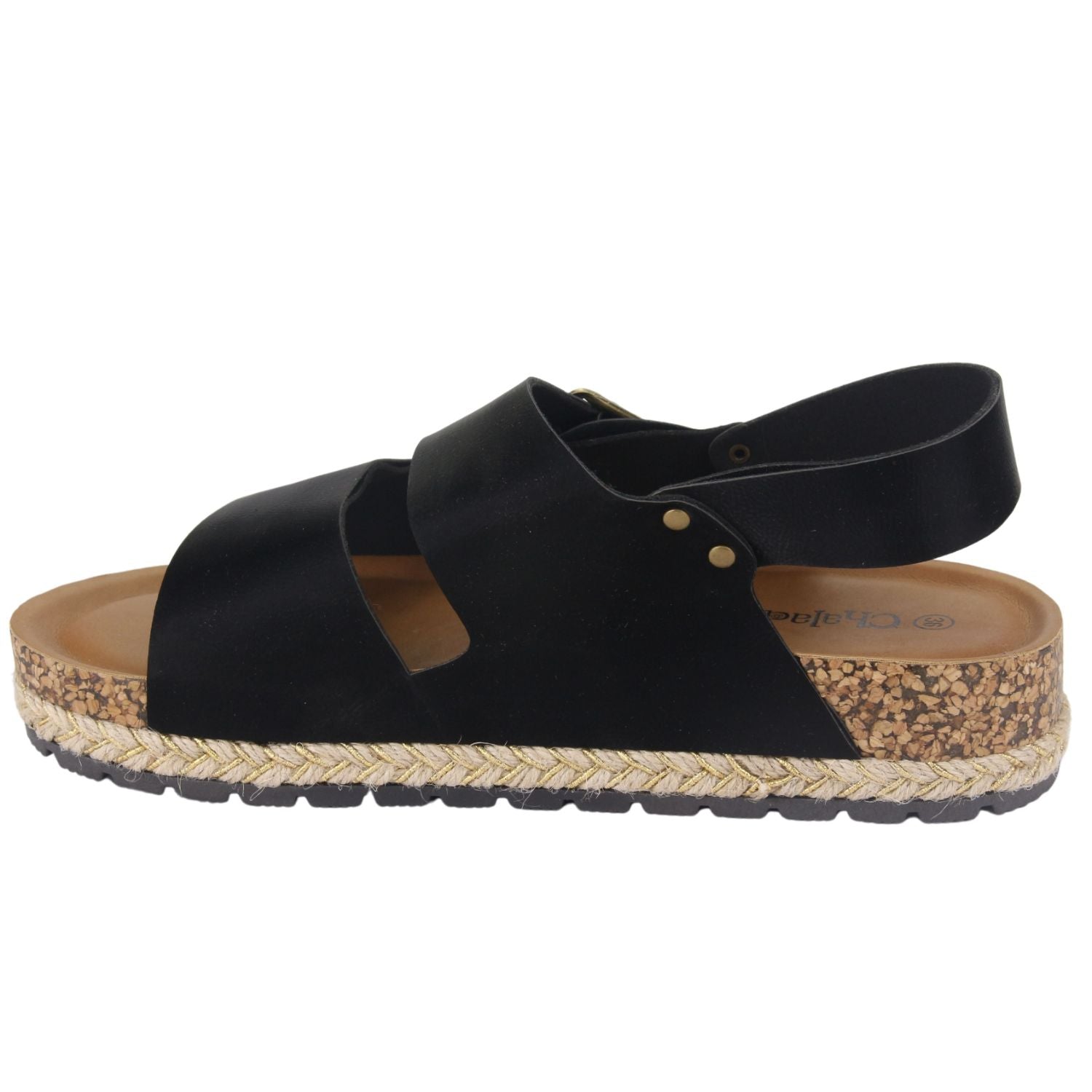 Sandalia Chalada Mujer Fissy-5 Negro Moda