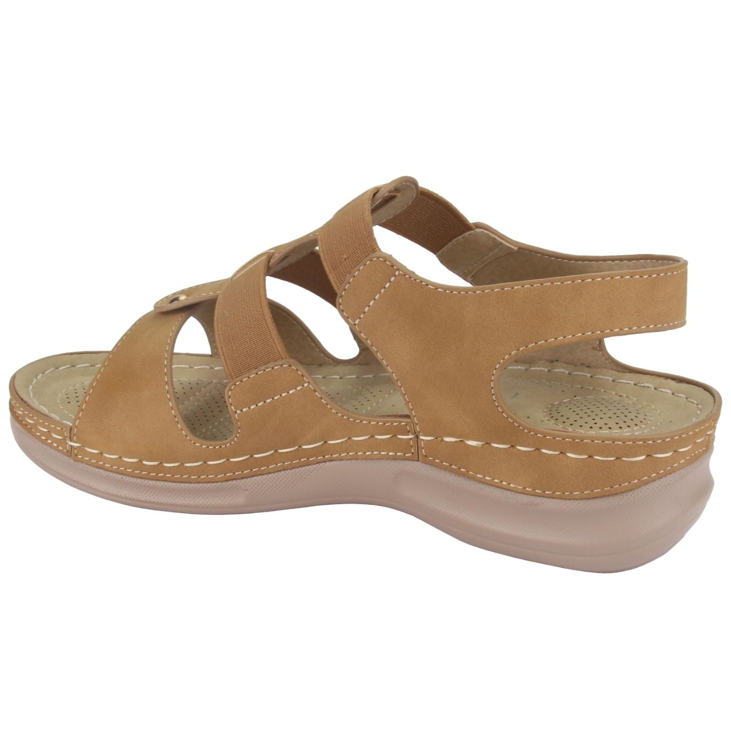 Sandalia Chalada Mujer Kon-14 Camel Casual