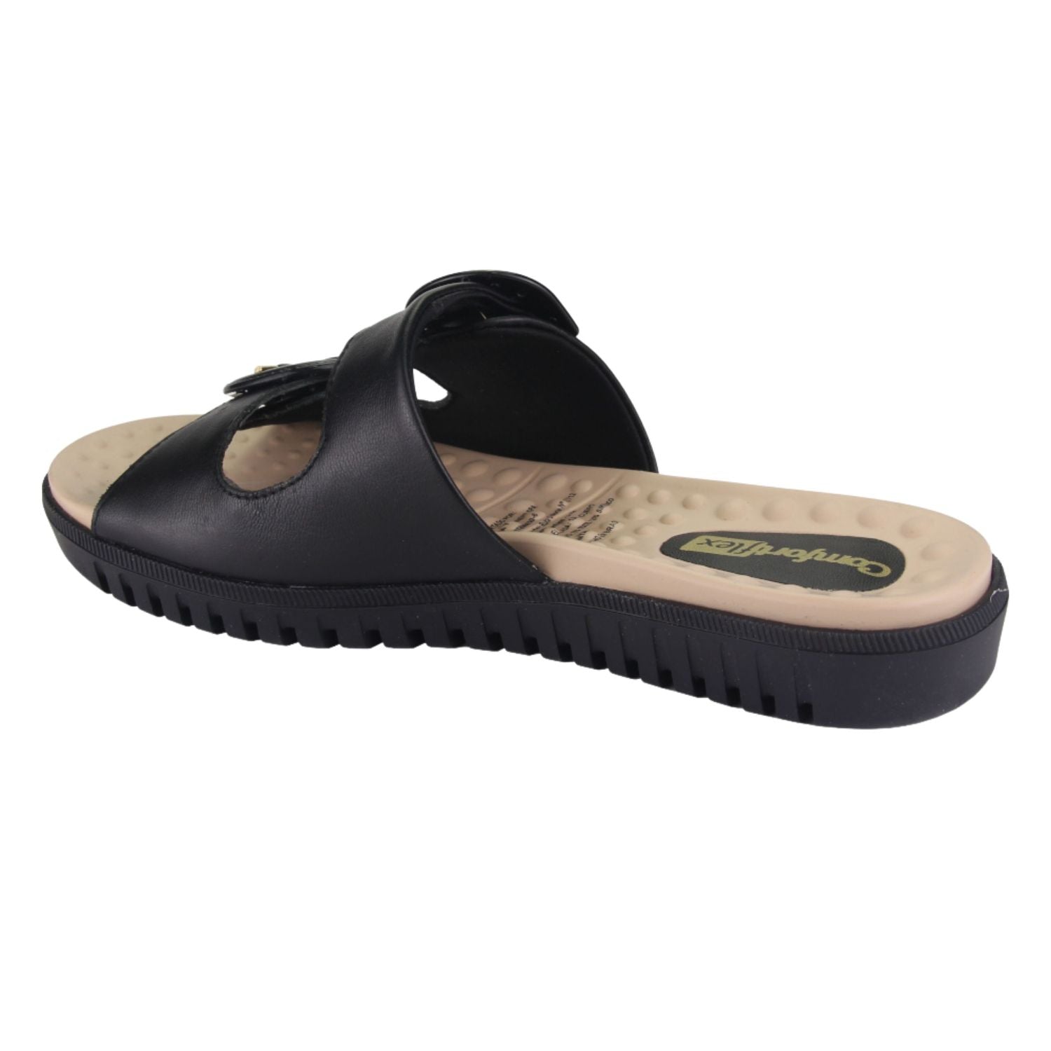 Sandalia Comfortflex Mujer 2145304 Negro Moda