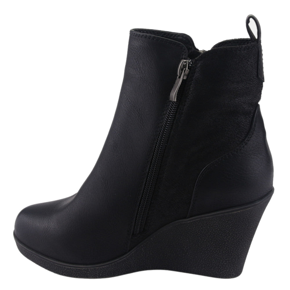 Botin Chalada Mujer Wedge-41 Negro Casual