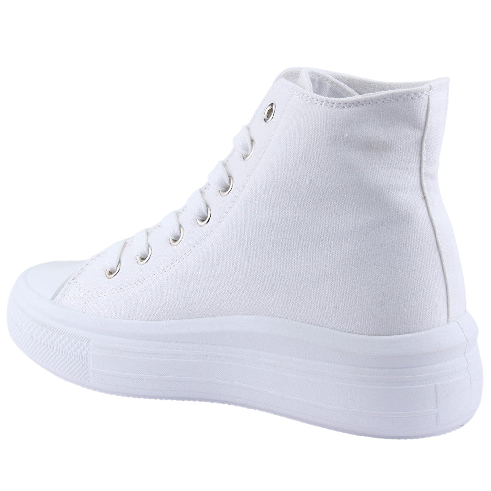 Zapatilla Chalada Mujer Clu-2 Blanco Plataforma