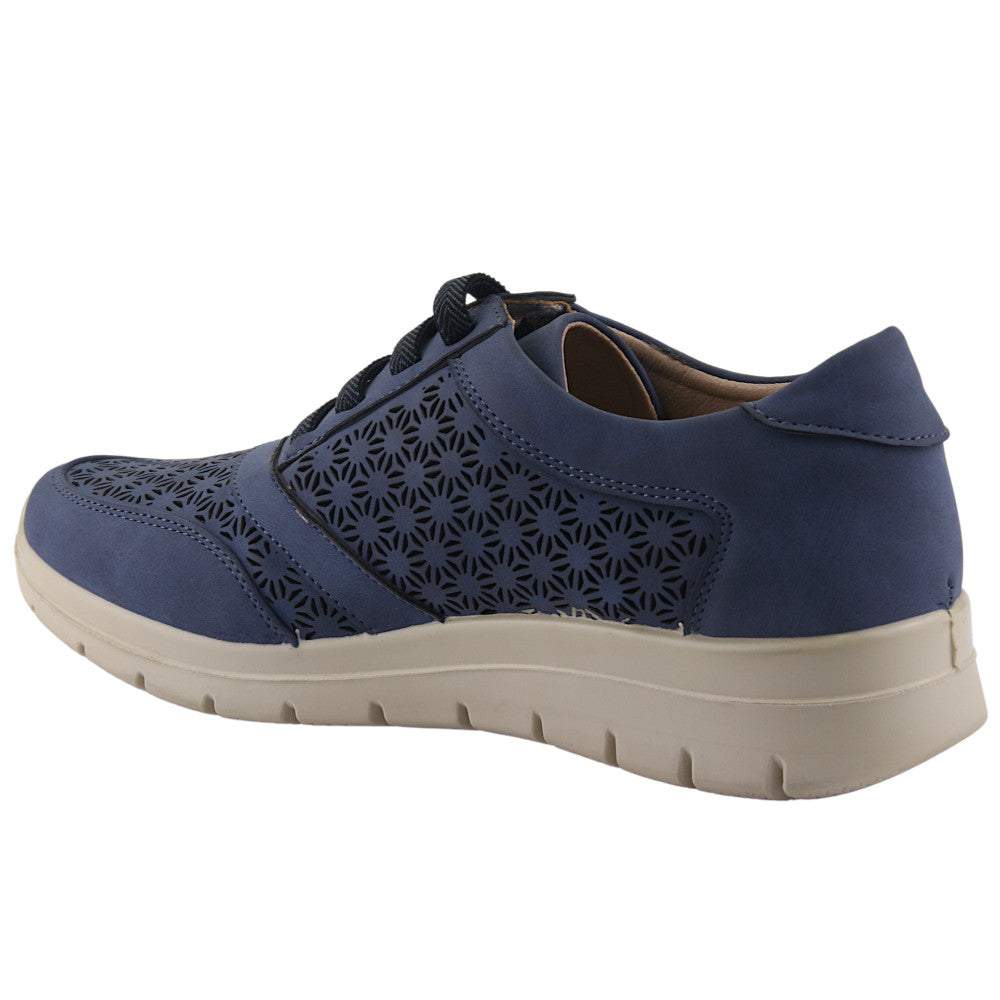 Zapatilla Chalada Mujer Finest-2 Azul Comfort