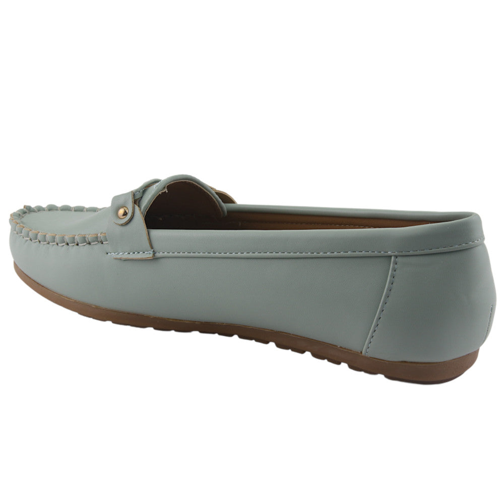 Mocasin Chalada Mujer Cusco-30 Menta Plano