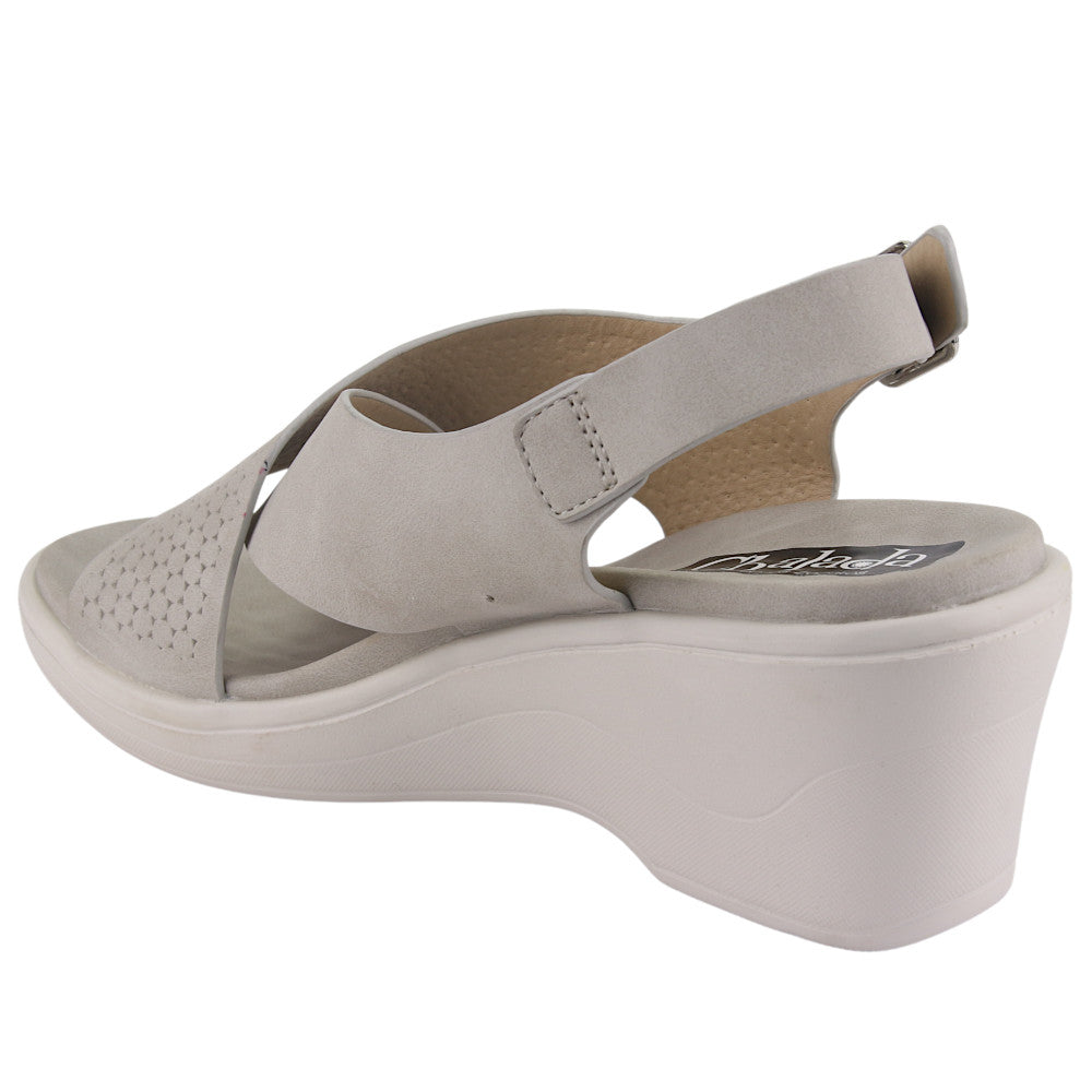 Sandalia Chalada Mujer Ica-26 Gris Comfort