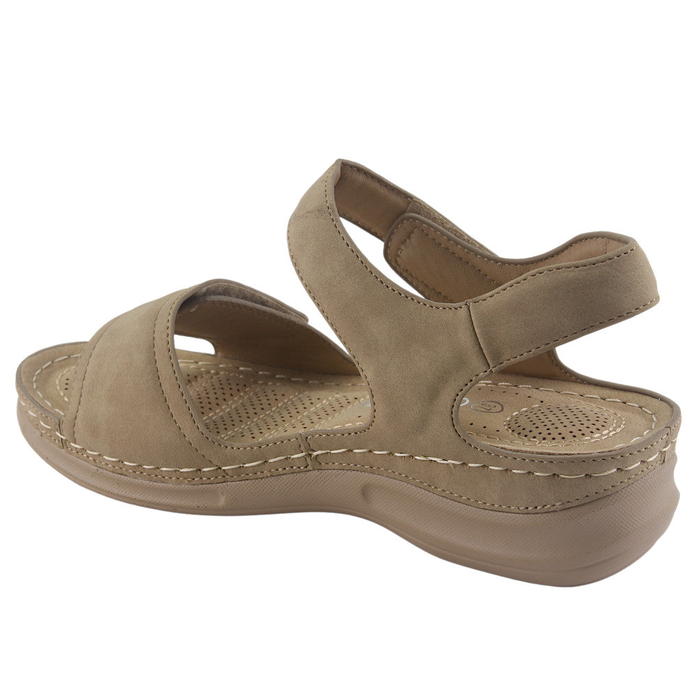 Sandalia Chalada Mujer Kon-15 Camel Comfort