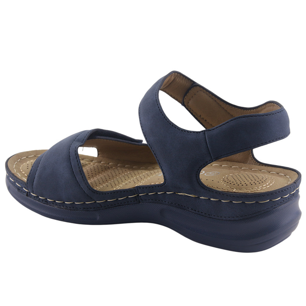 Sandalia Chalada Mujer Kon-15 Azul Comfort