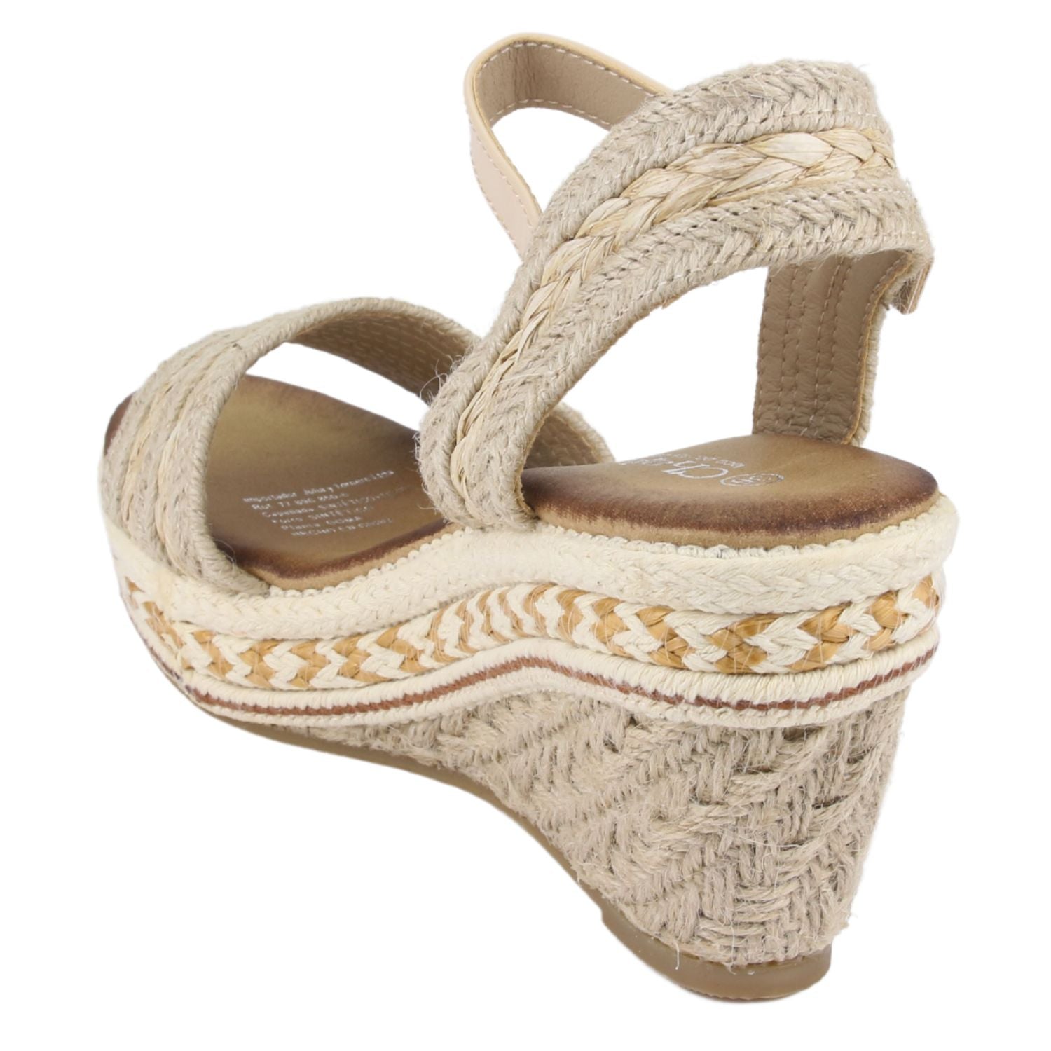 Sandalia Chalada Mujer Dijon-1 Beige Plataforma