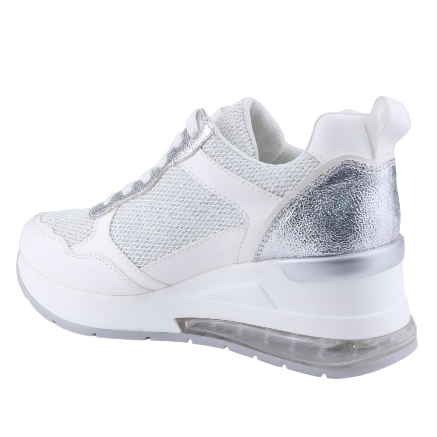 Zapatilla Chalada Mujer Boldenair10 Blanco Plataforma