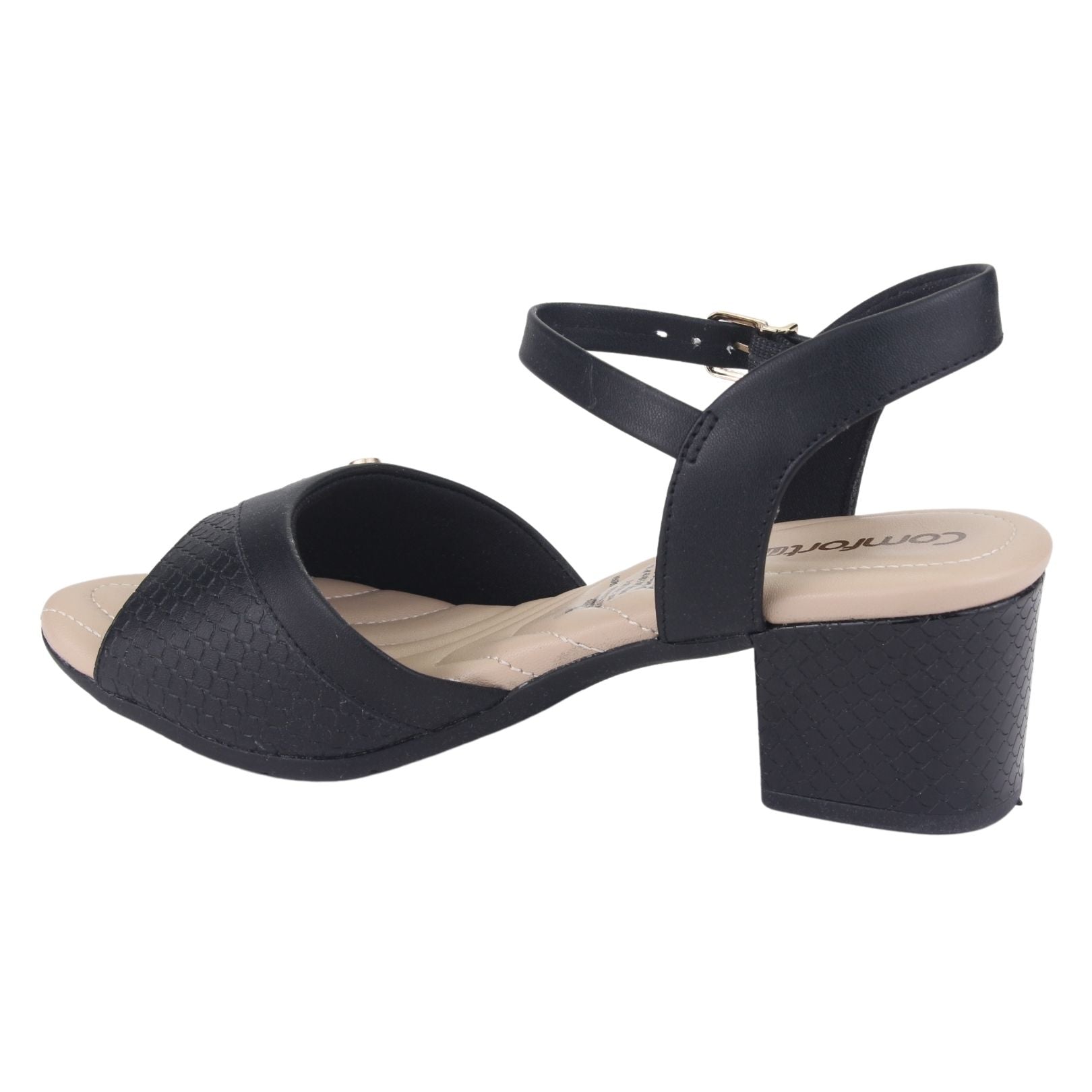 Sandalia Comfortflex Mujer 2257402 Negro Moda