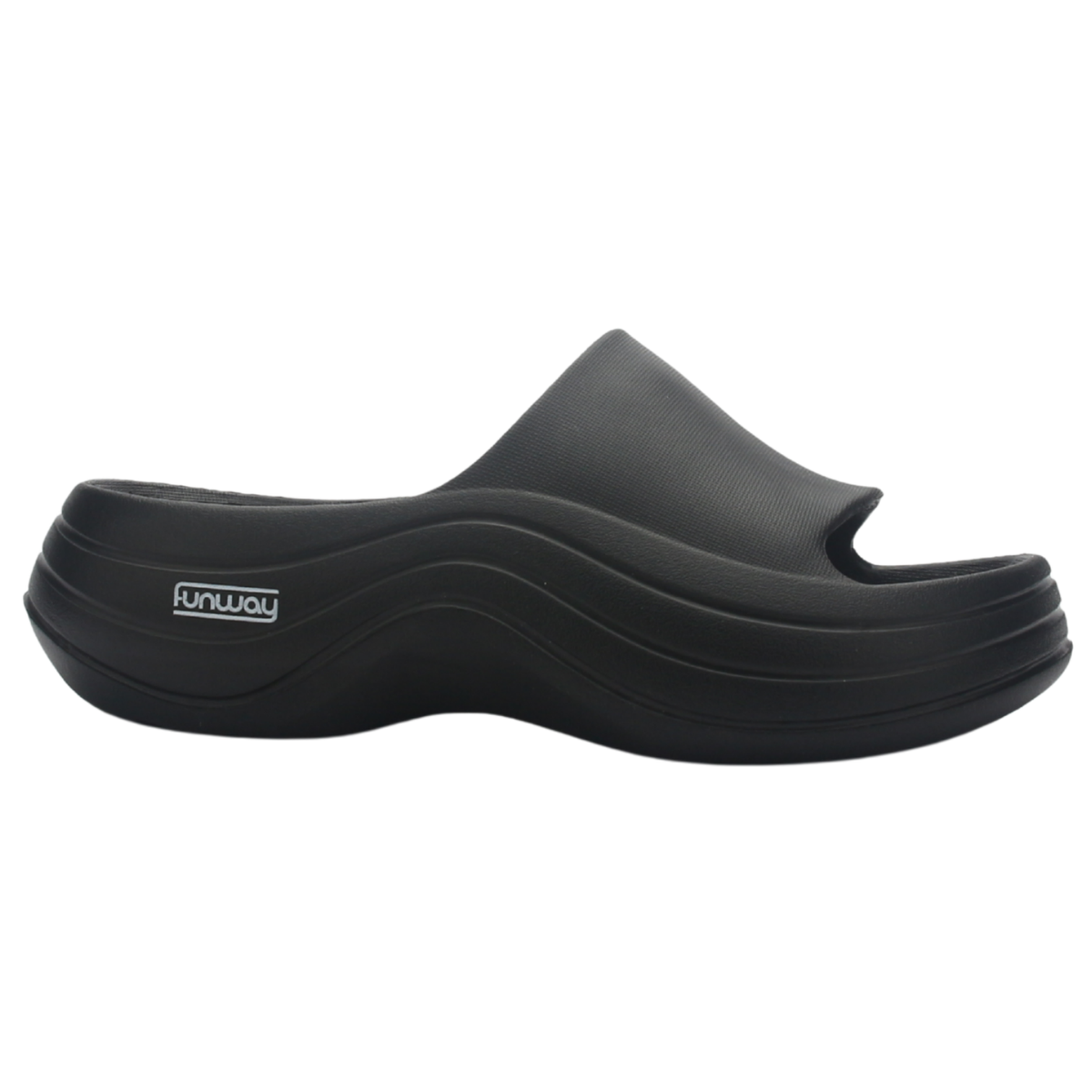 Sandalia de Mujer de color Negro Casual Funway Beach-35