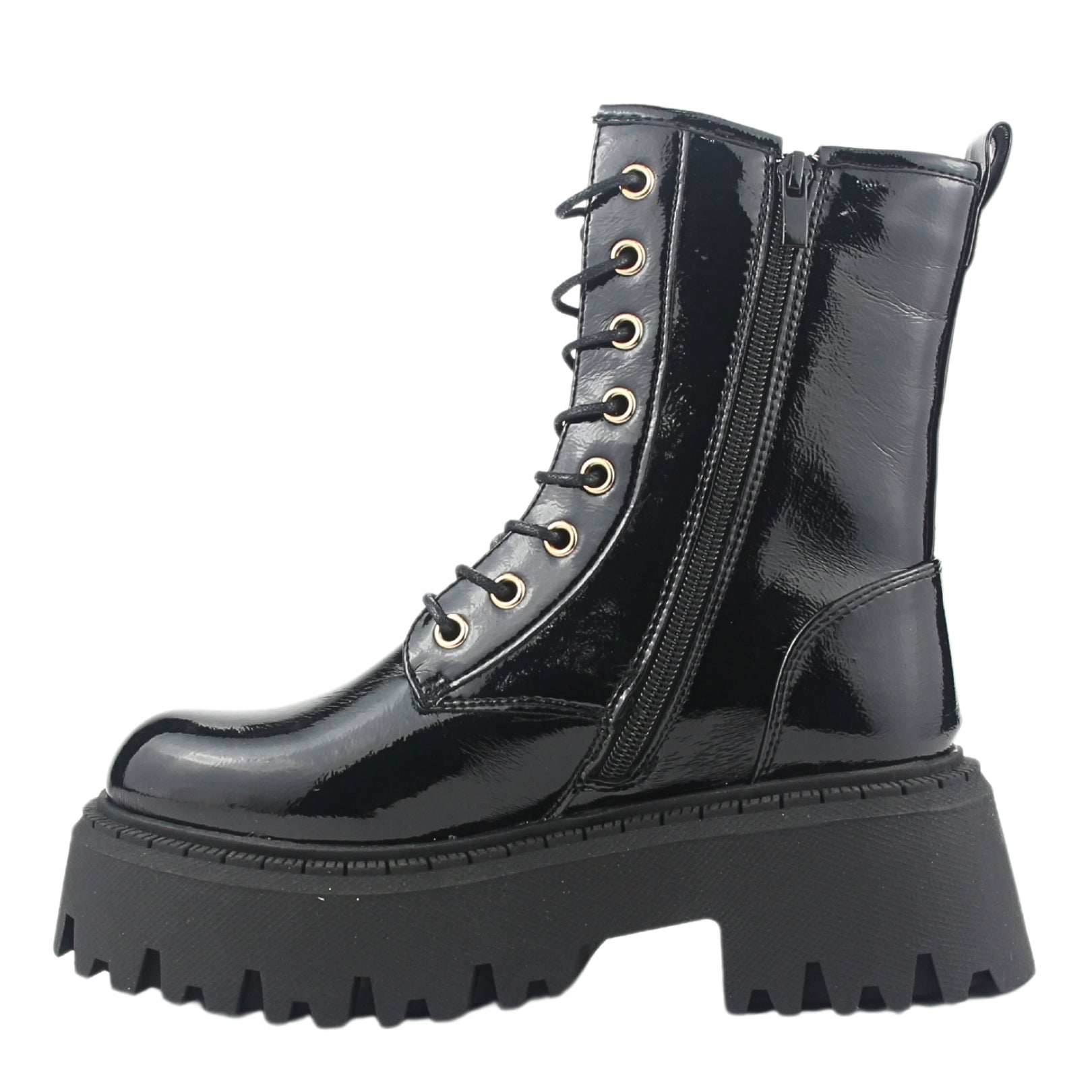 Bota Chalada Mujer Tractor-21 Negro Casual