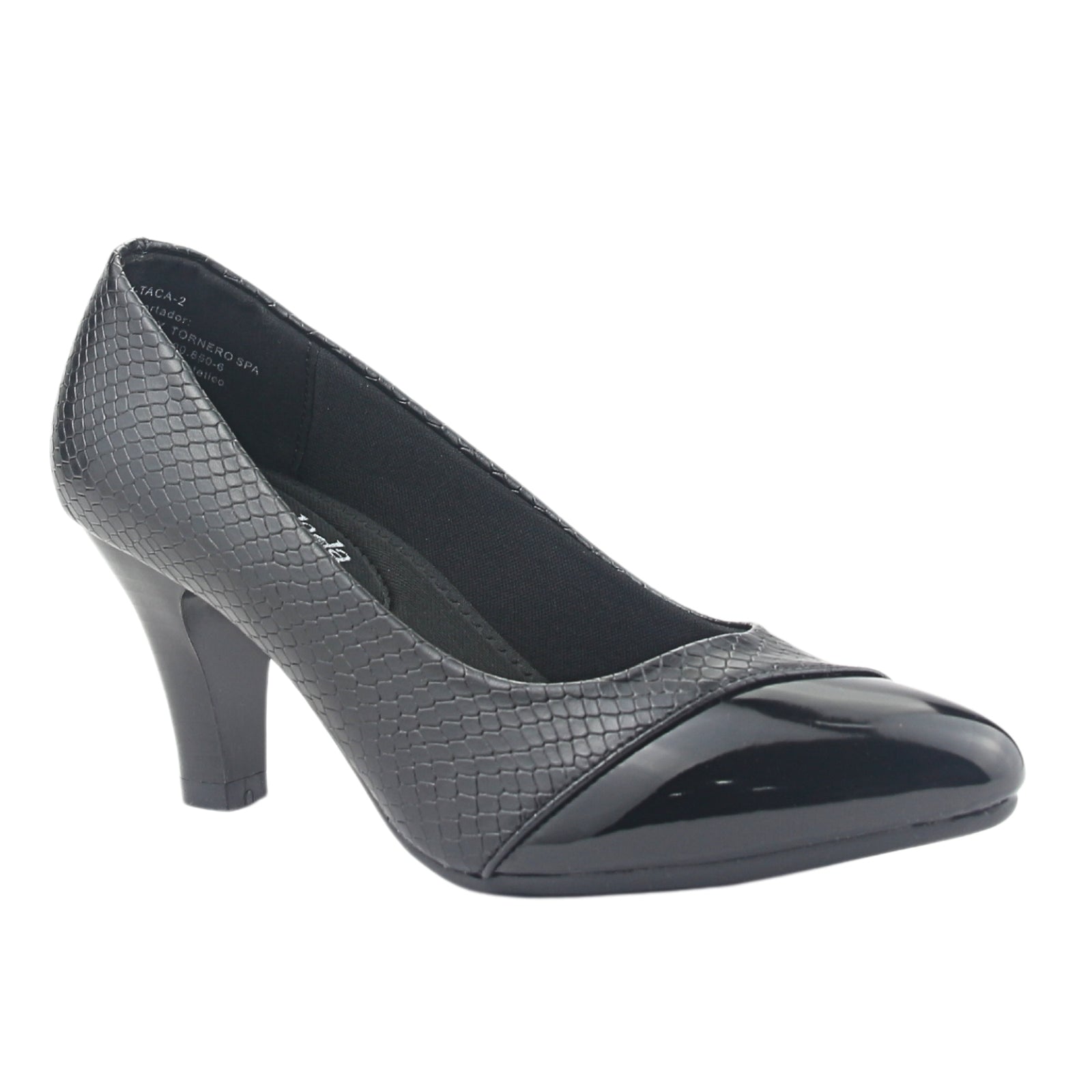 Zapato Chalada Mujer Taca-2 Negro Casual