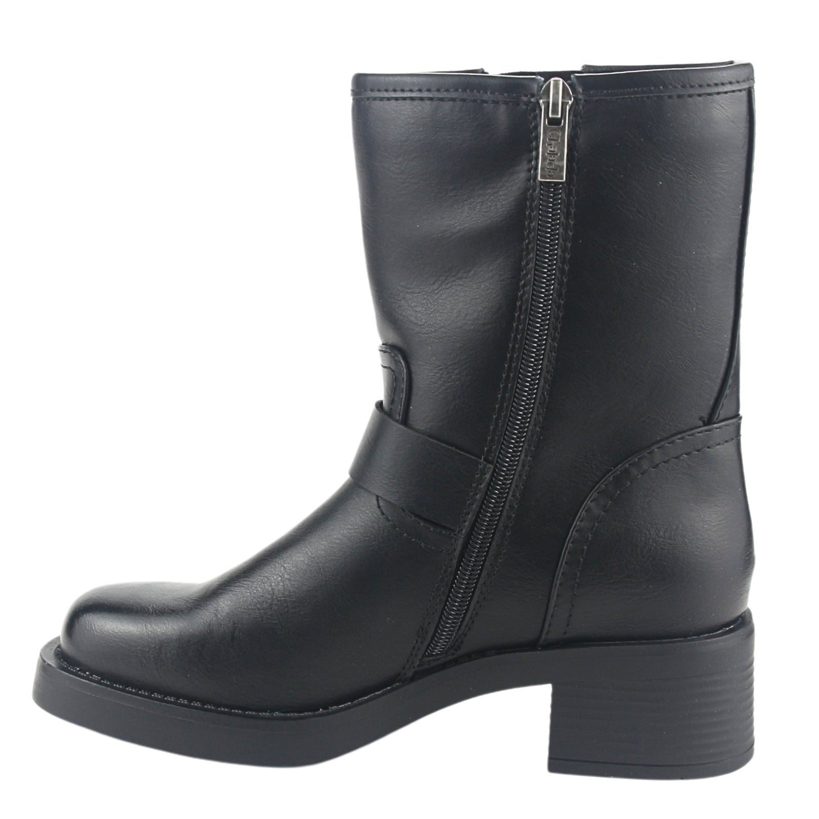 Bota Chalada Mujer Biker-4 Negro Casual