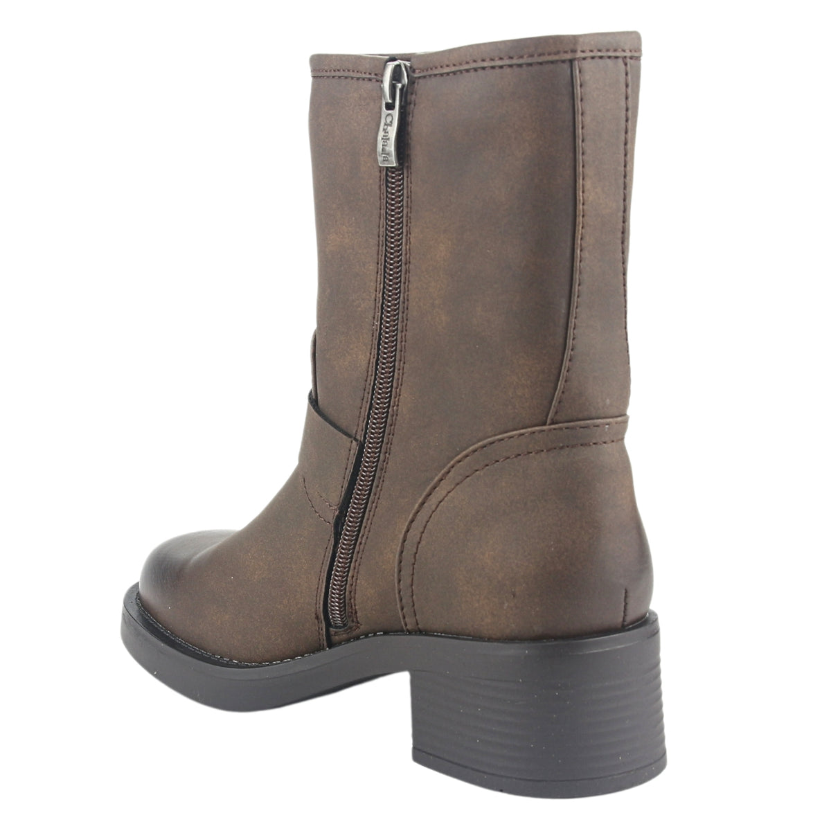 Bota Chalada Mujer Biker-4 Café Casual