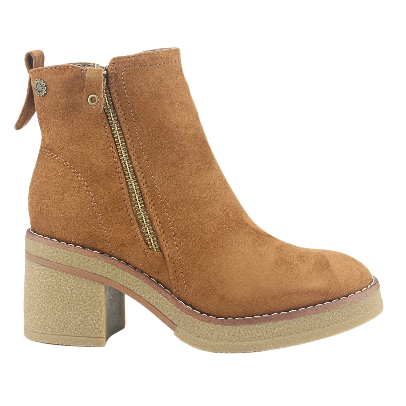 Botin Chalada Mujer Bricca-2 Café Casual