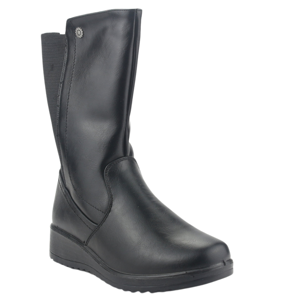 Botin Chalada Mujer Humen-3 Negro Casual