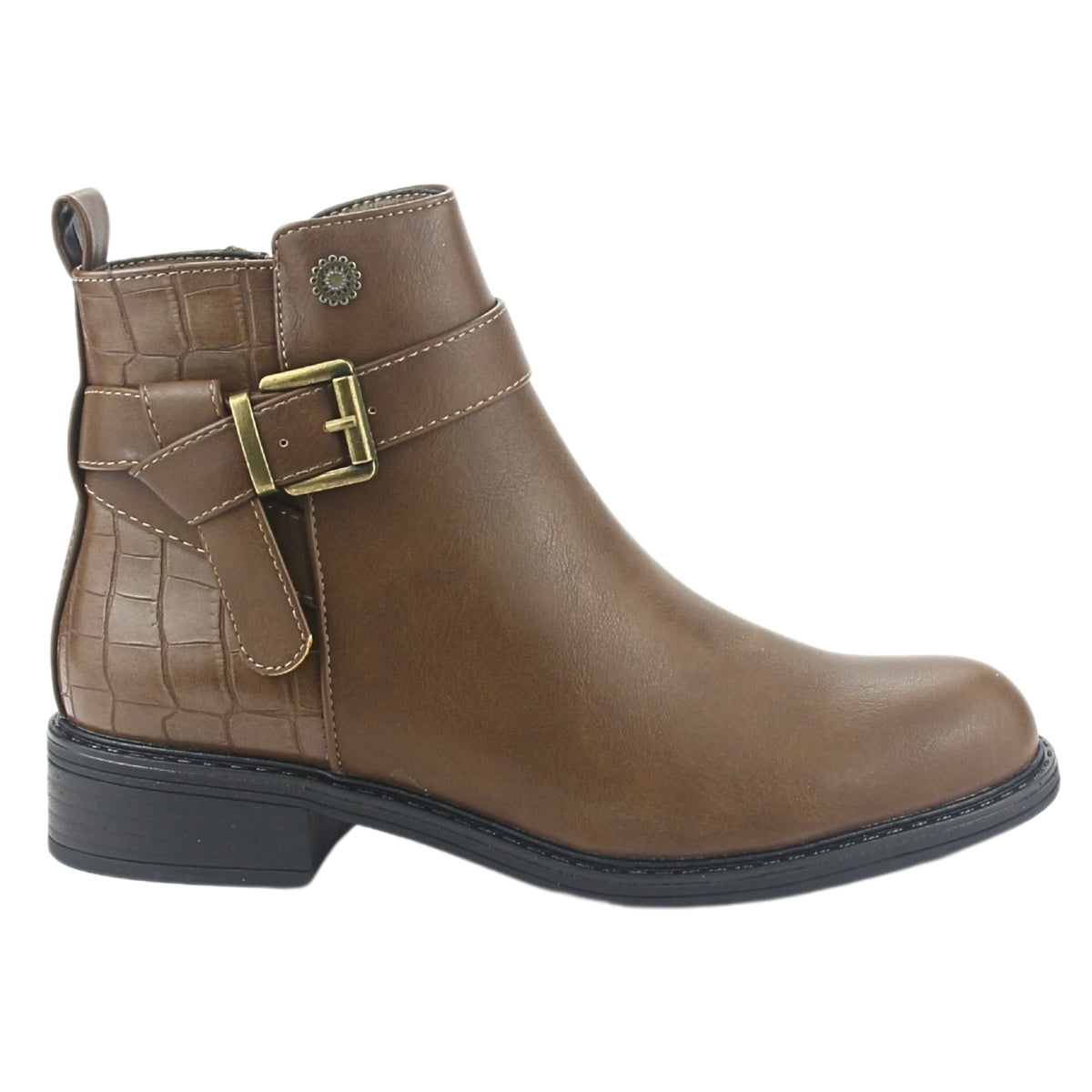 Botin Chalada Mujer Traffa-51 Taupe Casual