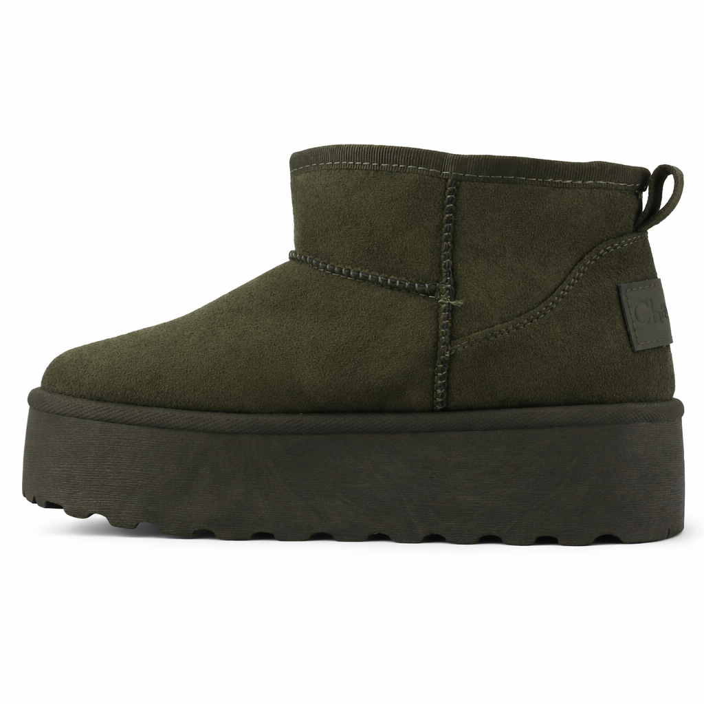 Botin Oliva Mujer Casual Chalada Pinguih