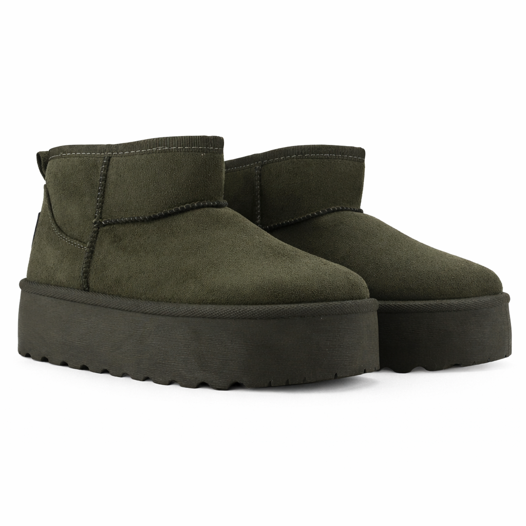 Botin Oliva Mujer Casual Chalada Pinguih