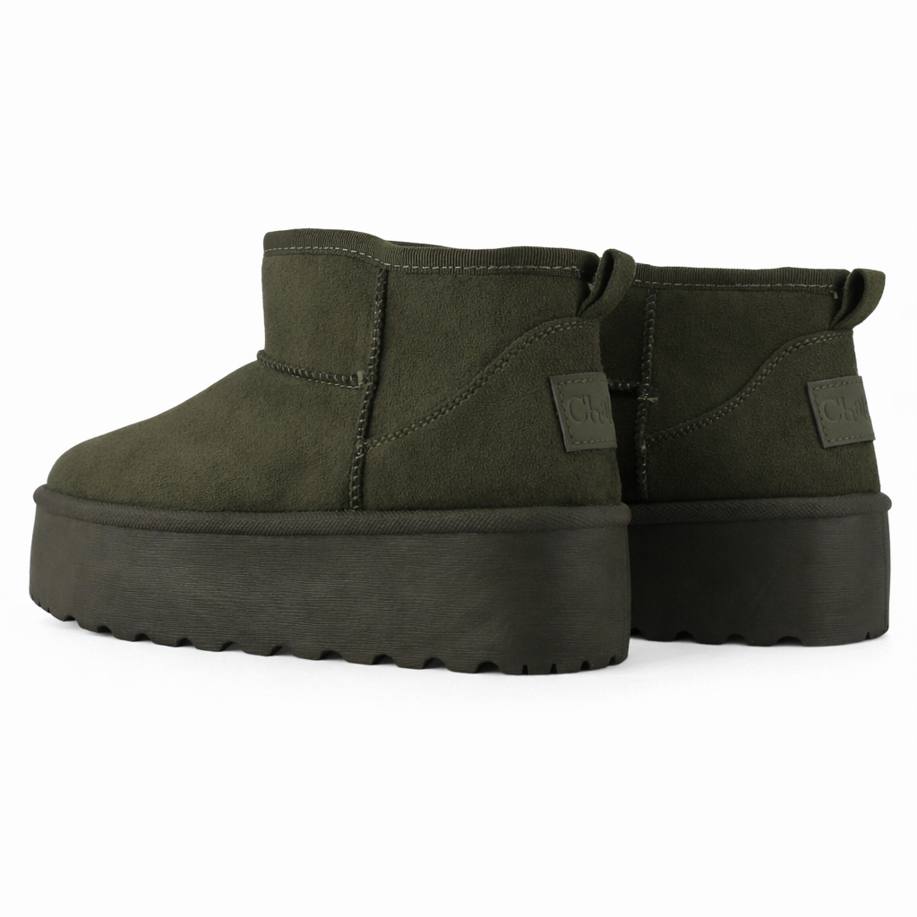Botin Oliva Mujer Casual Chalada Pinguih