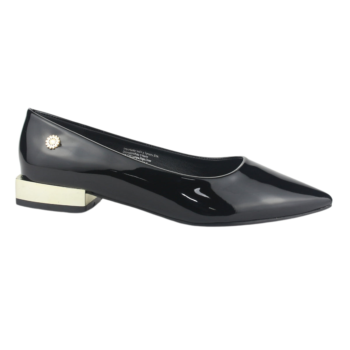 Zapato Chalada Mujer Merc-2 V Negro Casual
