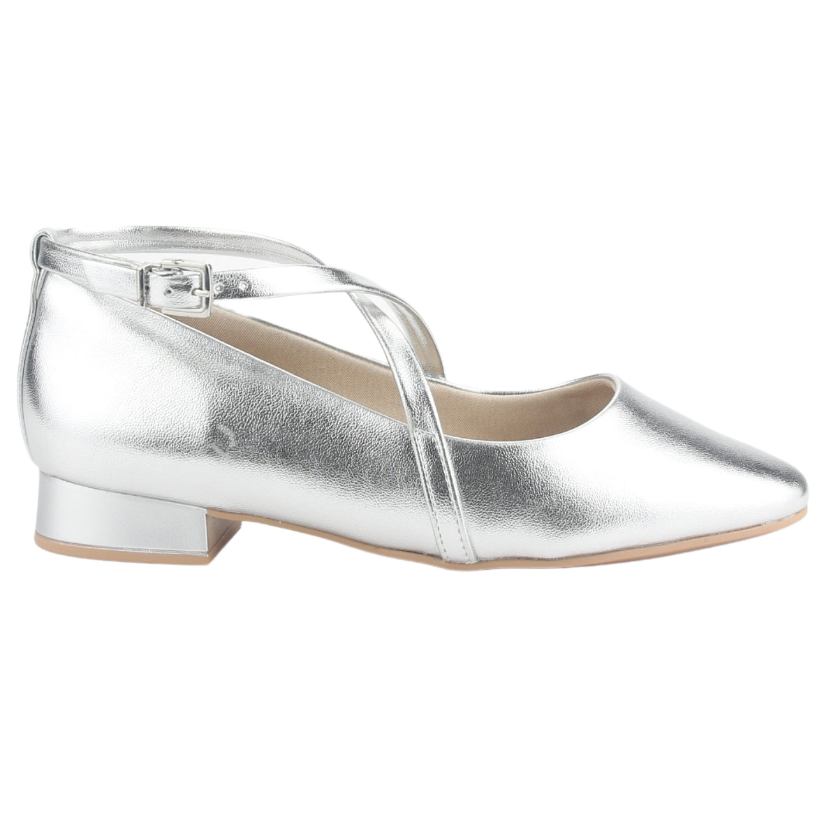 Zapato Ramarim Mujer 2415102 Plateado Casual