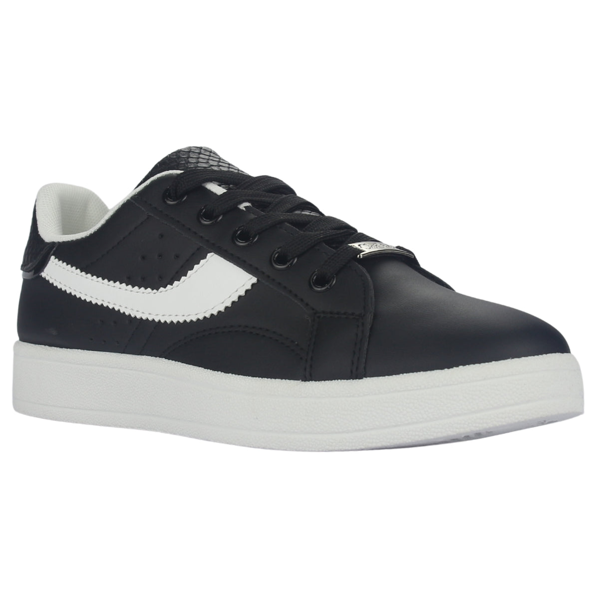 Zapatilla Mujer  Chalada Pita-1 Negro/Blanco Urbano