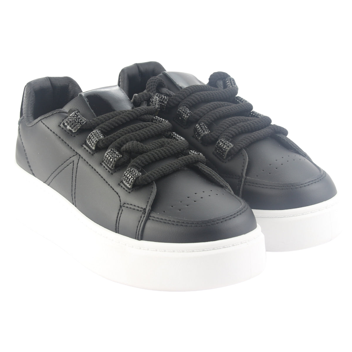 Zapatilla Chalada Mujer Tribol-1 Negro Urbano