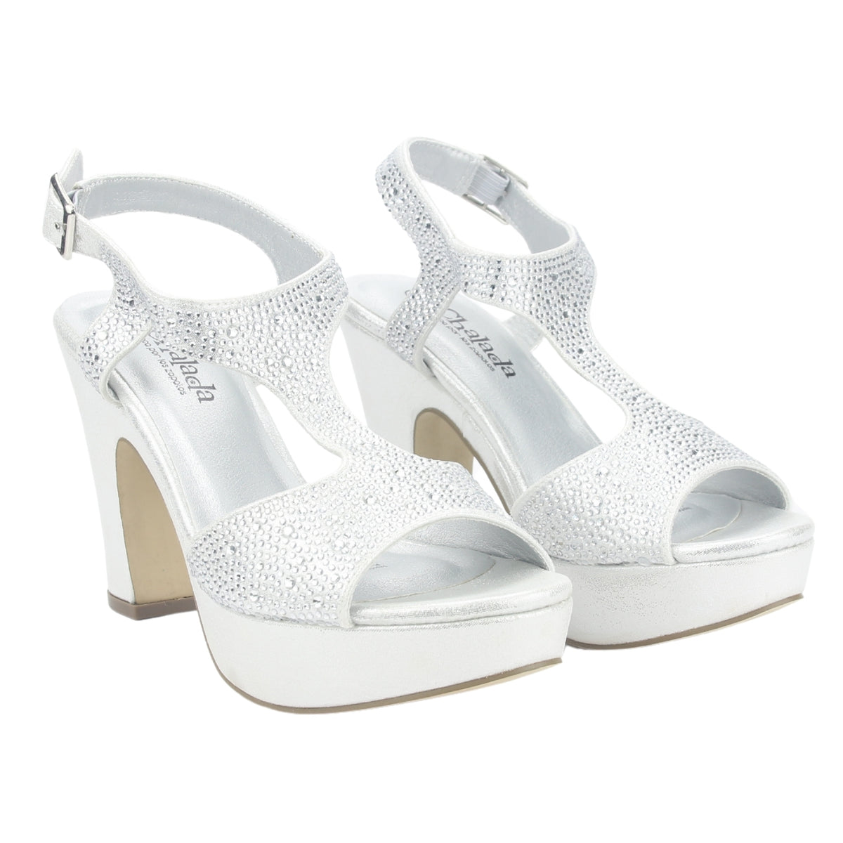 Sandalia Chalada Mujer Cosimo-26 Plateado Casual
