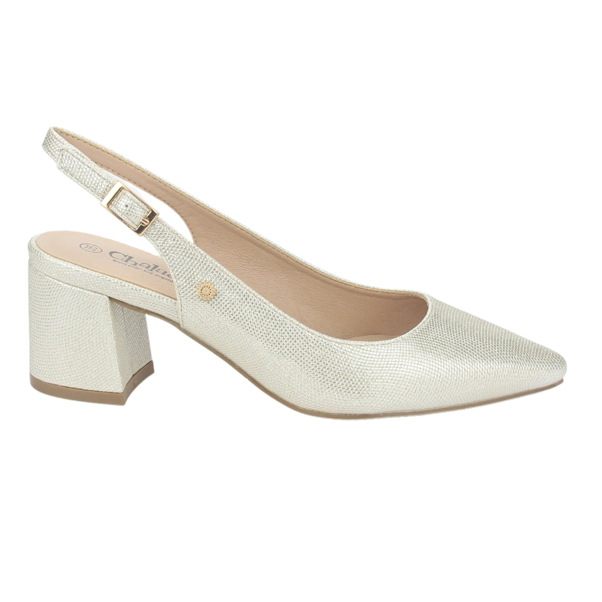Zapato Chalada Mujer Faiza-1 Dorado Casual