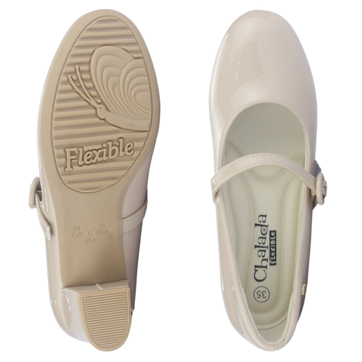 Zapato Mujer Chalada Flexi-51 Nude Casual