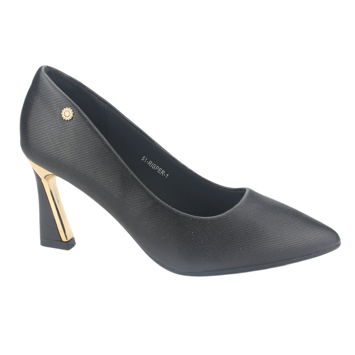 Zapato Chalada Mujer Risper-1 Negro Casual