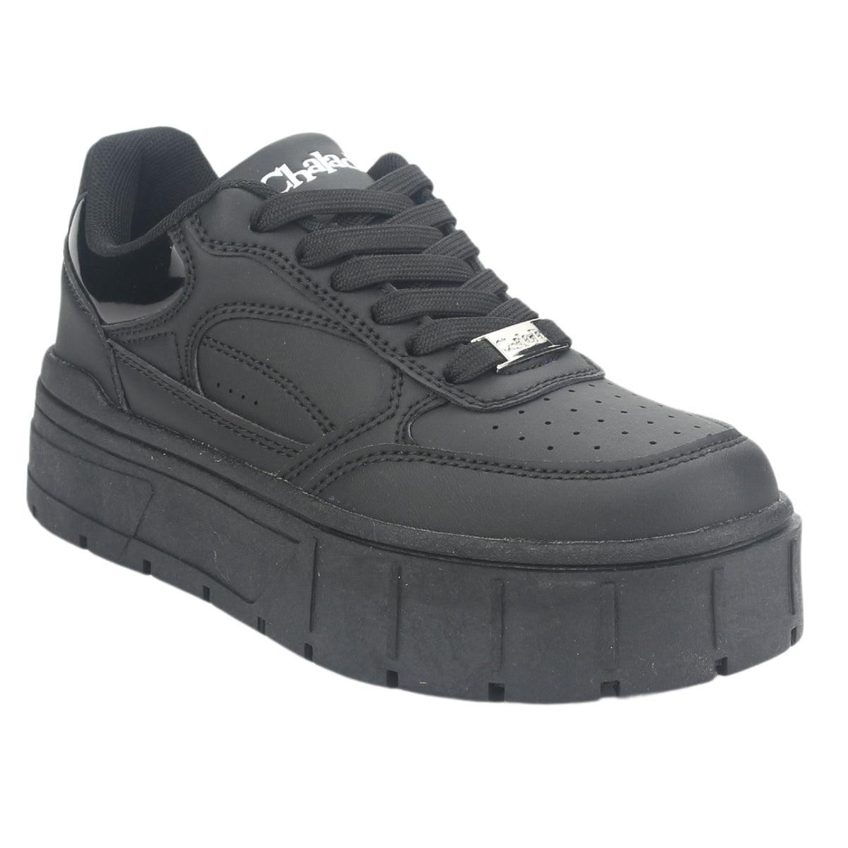 Zapatilla Chalada Mujer Troya-1 Negro Urbano