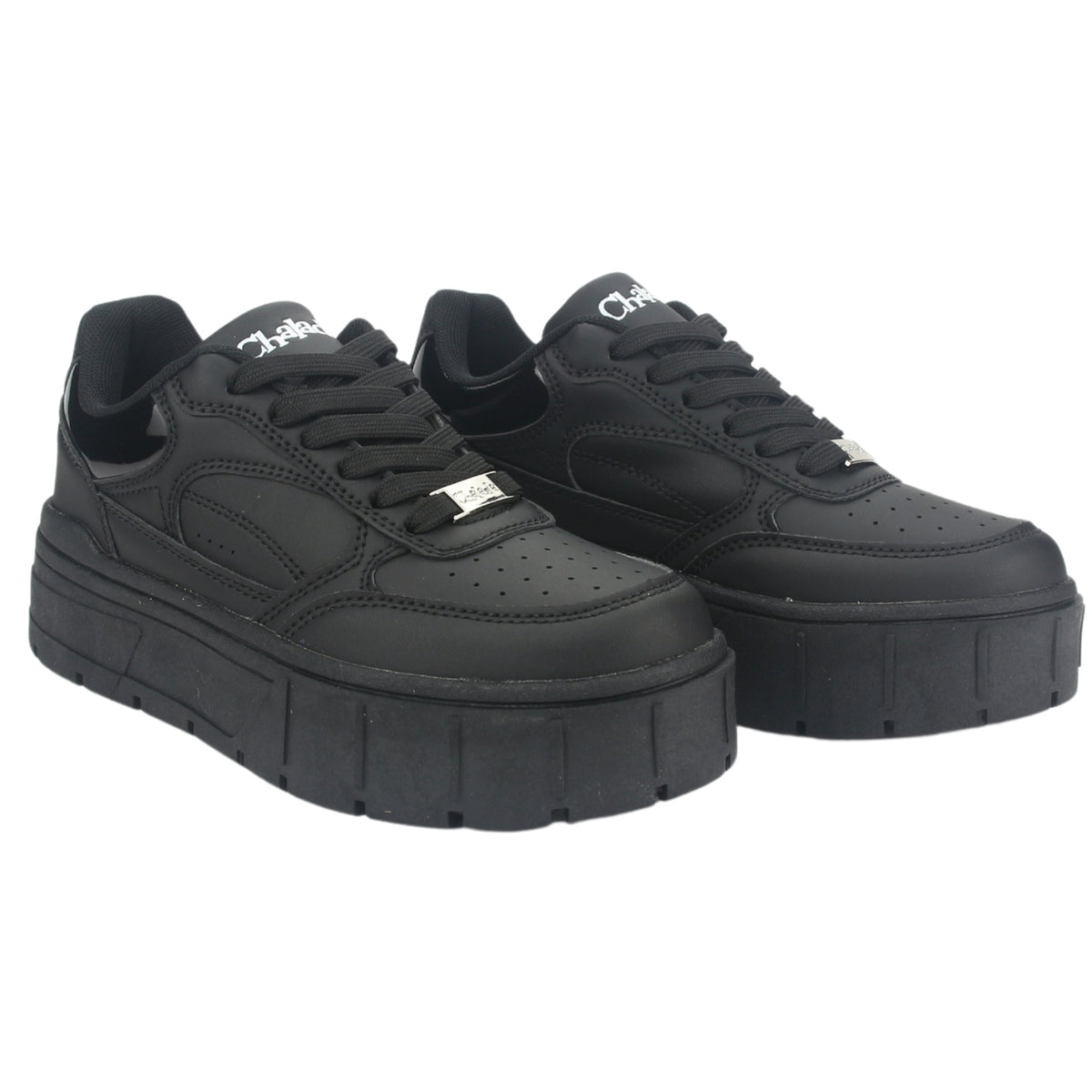 Zapatilla Chalada Mujer Troya-1 Negro Urbano