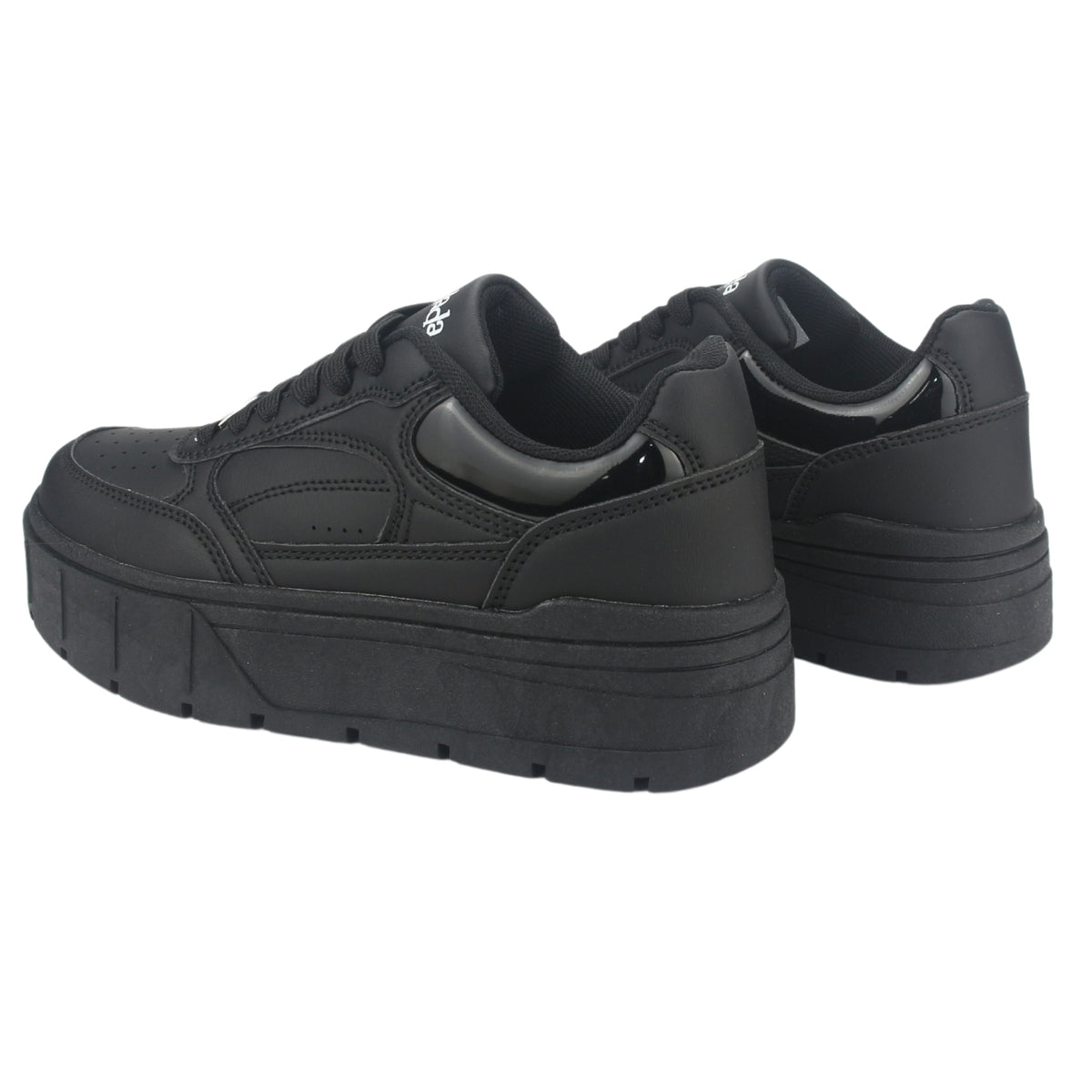Zapatilla Chalada Mujer Troya-1 Negro Urbano