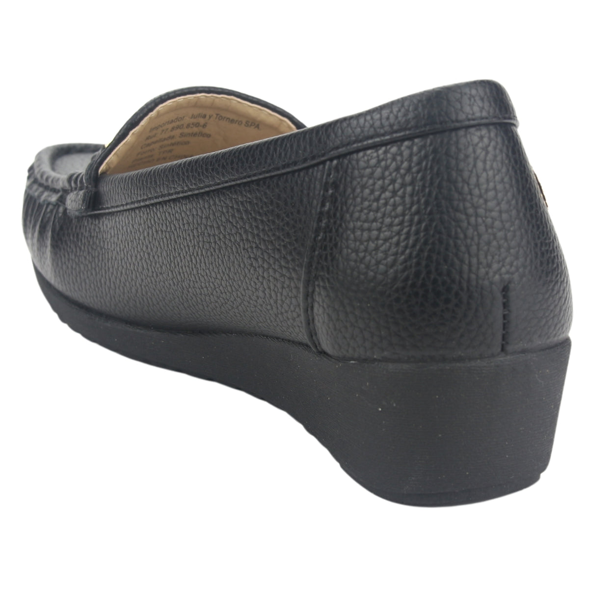 Mocasin Chalada Mujer Malu-2 Negro Casual