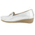 Mocasin Chalada Mujer Malu-2 Plateado Casual