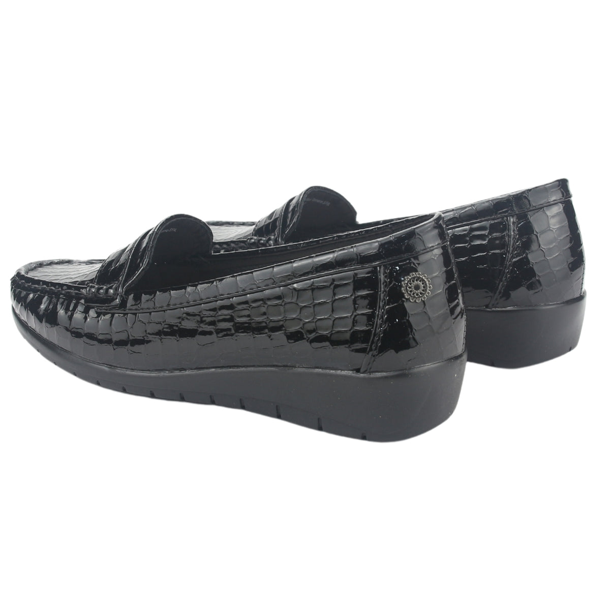 Mocasin Chalada Mujer Maya-1 Negro Casual