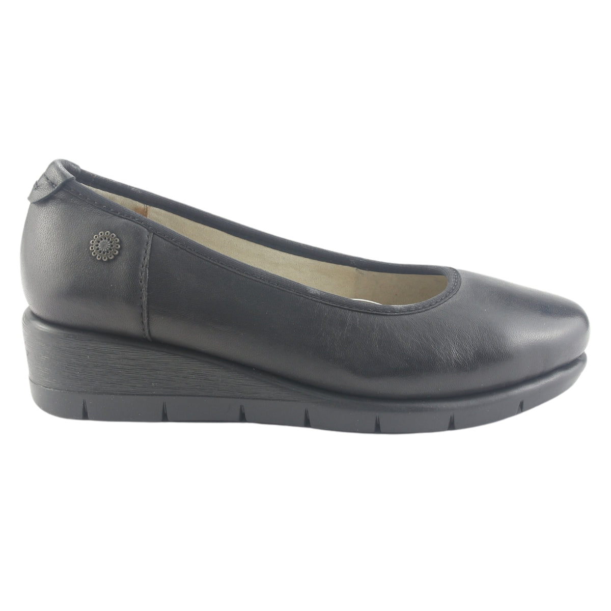 Zapato de Cuero Chalada Mujer Calafate-4 Negro Casual