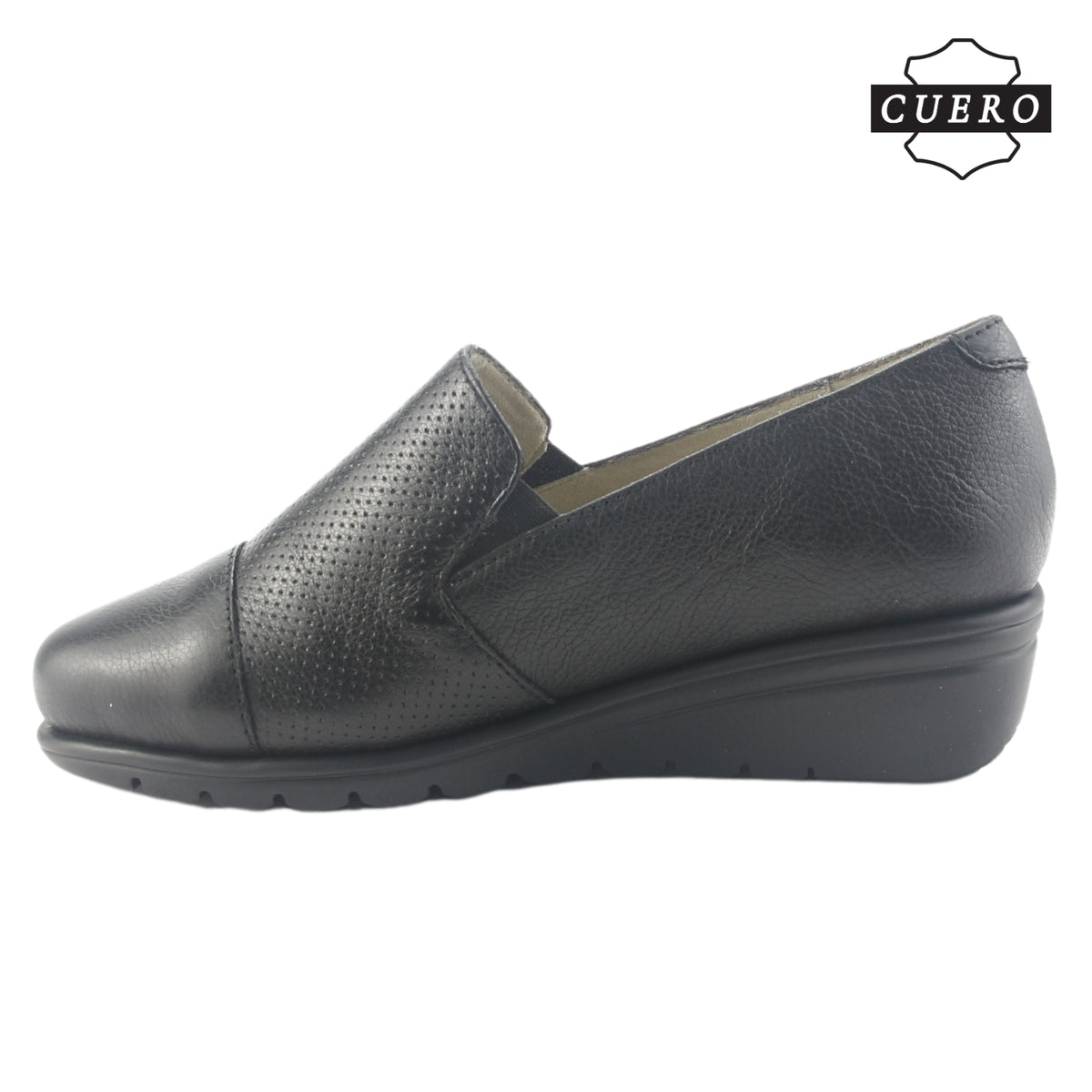 Zapato de Cuero Chalada Mujer Casia-1 Negro Casual