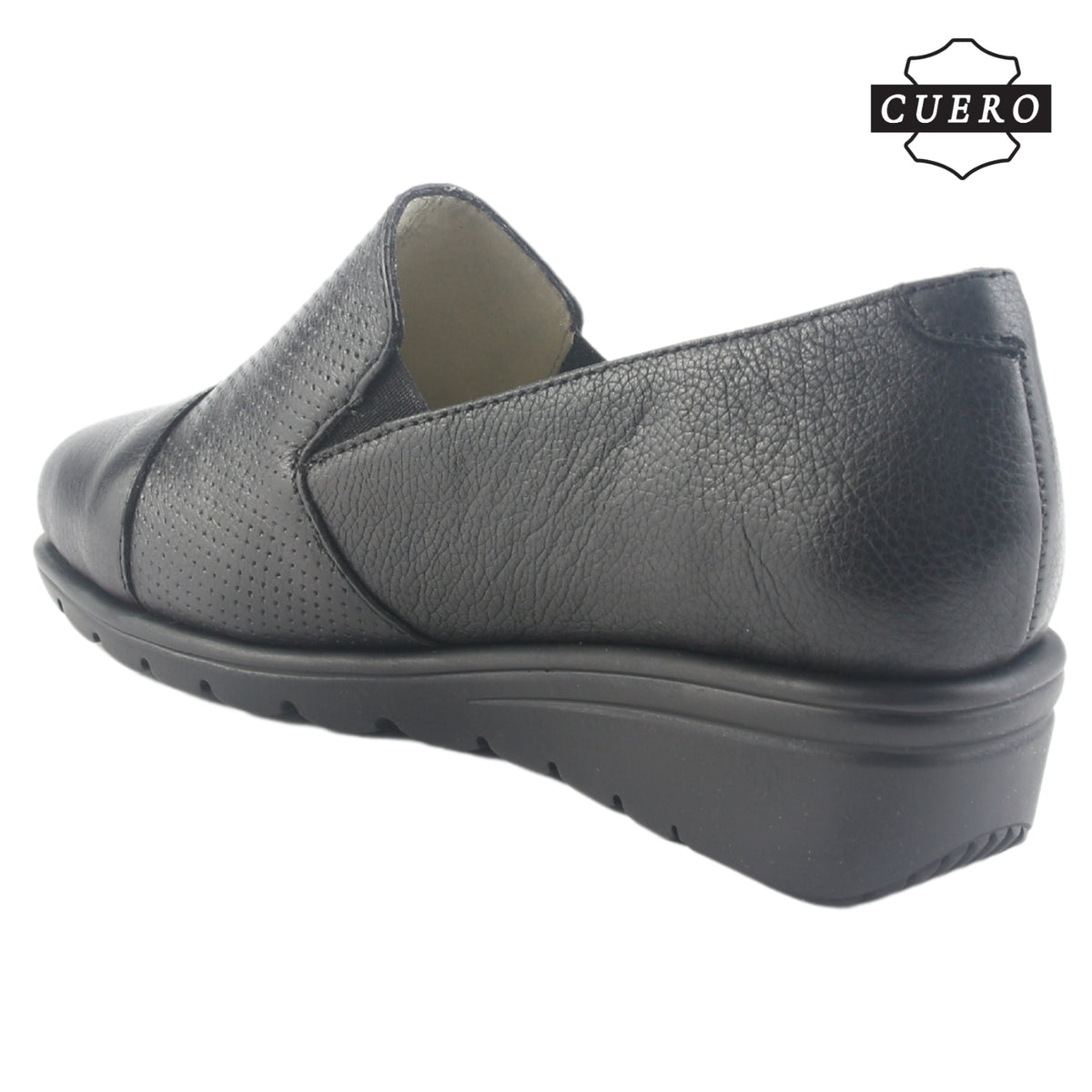 Zapato de Cuero Chalada Mujer Casia-1 Negro Casual